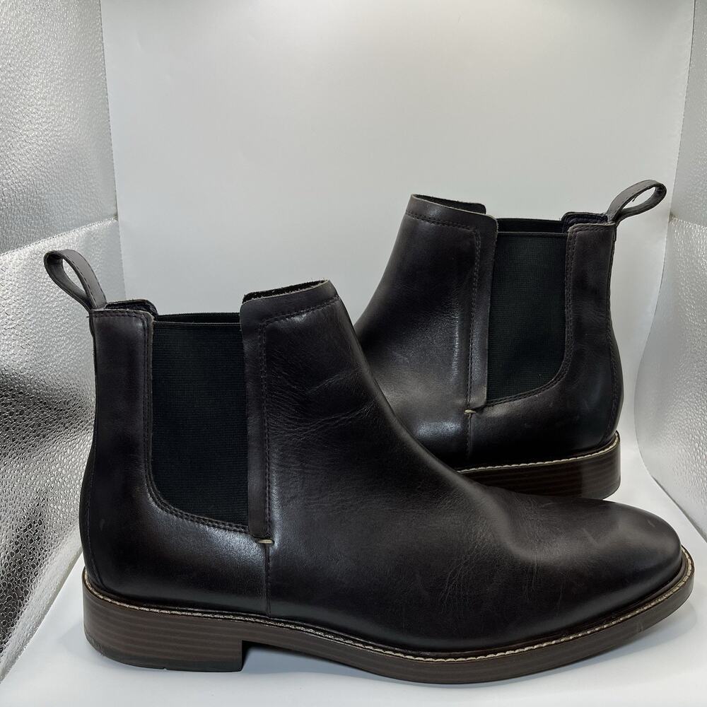 Cole Haan Kennedy Grand Waterproof Chelsea Boots Mens 11.5 Dark Roast C28096 EUC